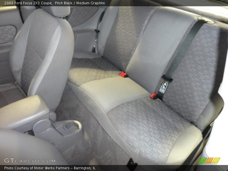 Rear Seat of 2003 Focus ZX3 Coupe
