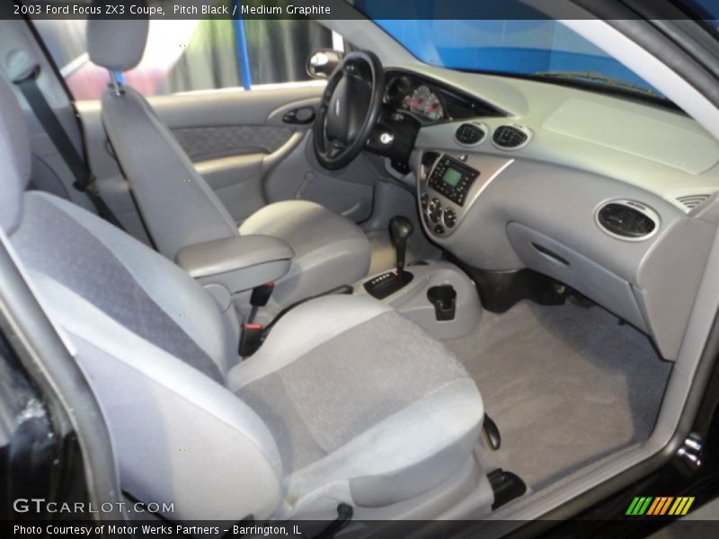 Pitch Black / Medium Graphite 2003 Ford Focus ZX3 Coupe