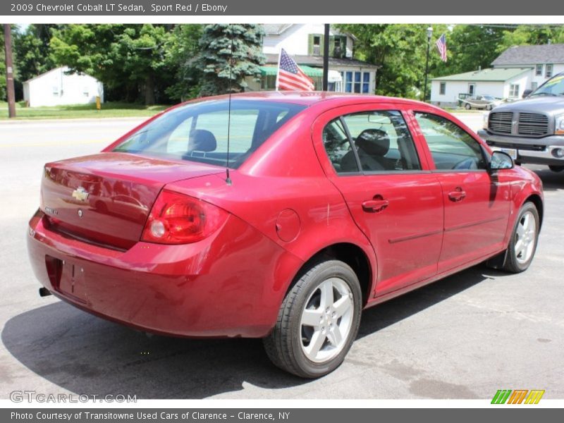 Sport Red / Ebony 2009 Chevrolet Cobalt LT Sedan