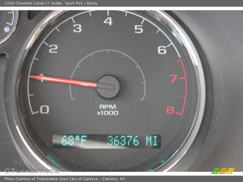 Sport Red / Ebony 2009 Chevrolet Cobalt LT Sedan