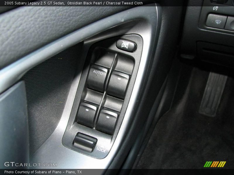 Obsidian Black Pearl / Charcoal Tweed Cloth 2005 Subaru Legacy 2.5 GT Sedan