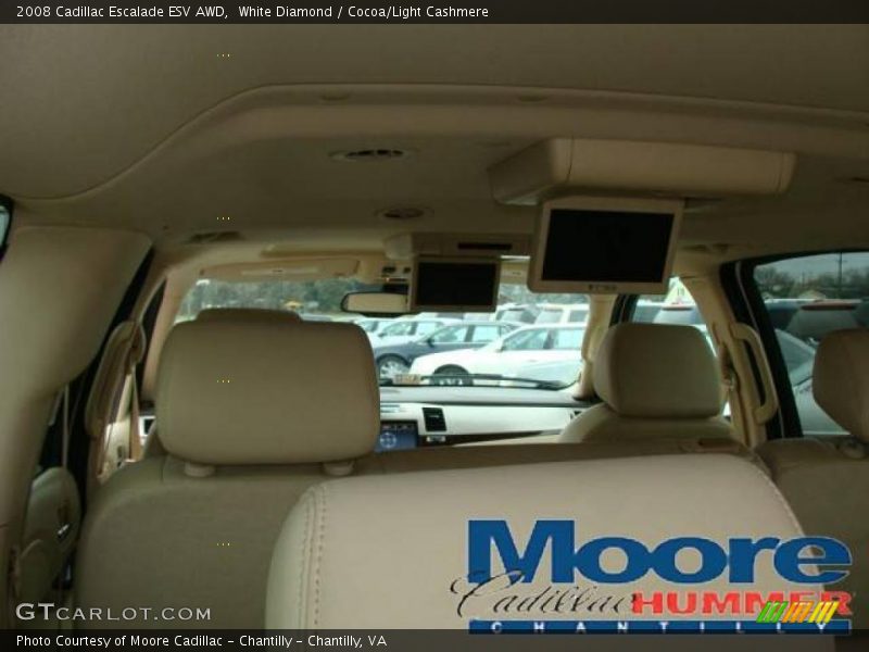 White Diamond / Cocoa/Light Cashmere 2008 Cadillac Escalade ESV AWD