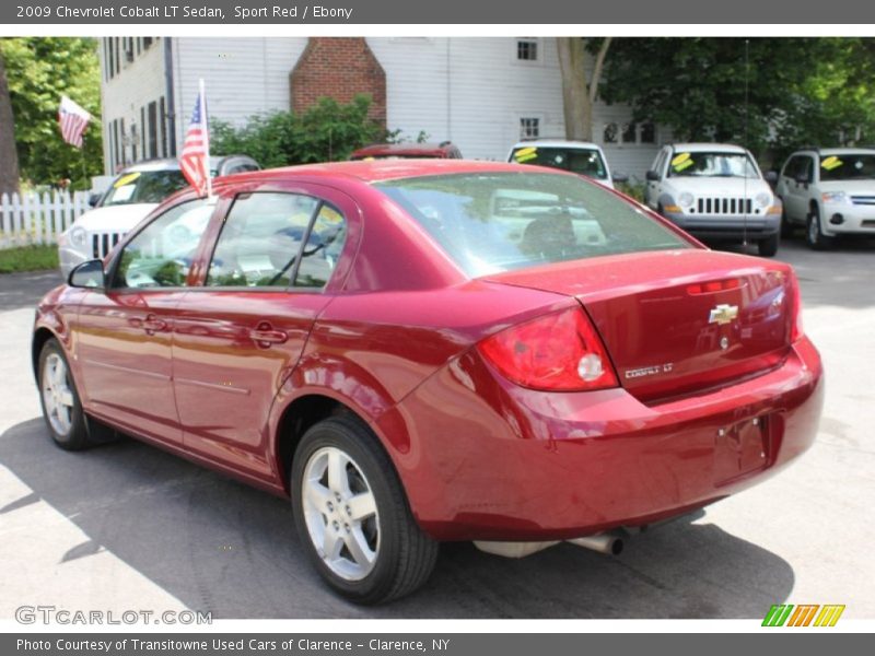 Sport Red / Ebony 2009 Chevrolet Cobalt LT Sedan