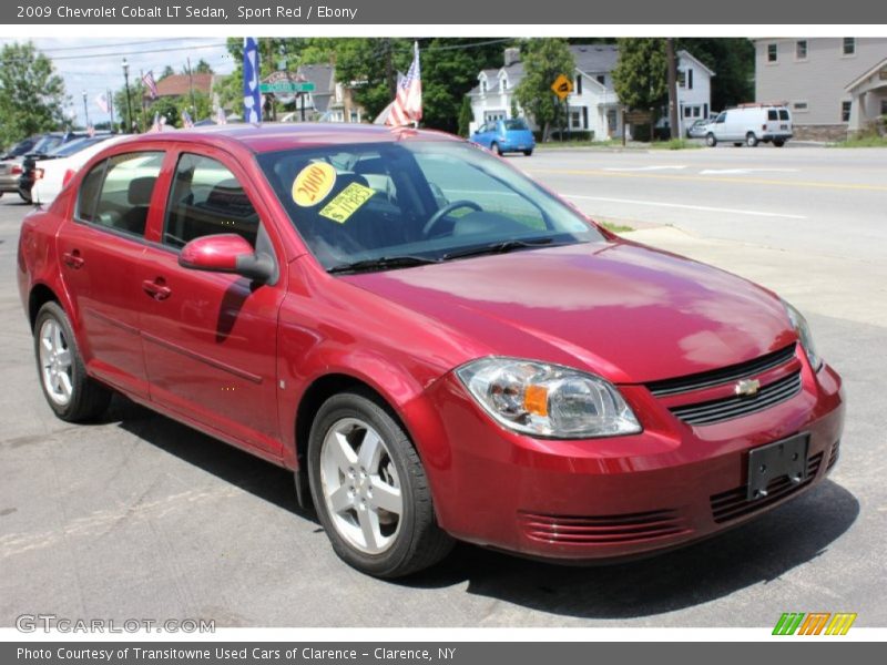 Sport Red / Ebony 2009 Chevrolet Cobalt LT Sedan