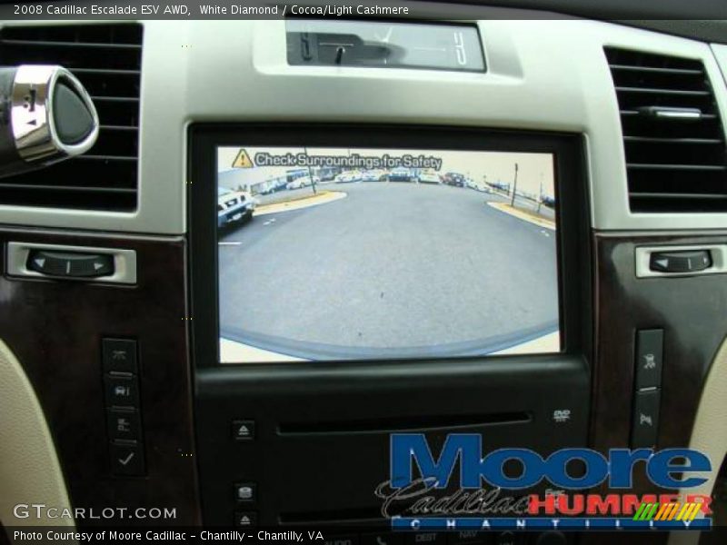 White Diamond / Cocoa/Light Cashmere 2008 Cadillac Escalade ESV AWD