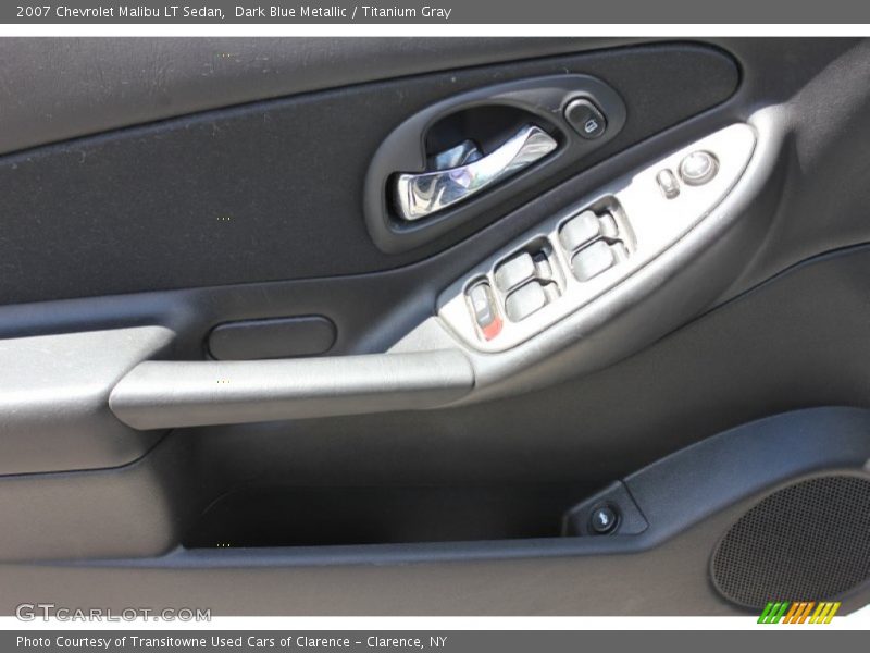 Dark Blue Metallic / Titanium Gray 2007 Chevrolet Malibu LT Sedan
