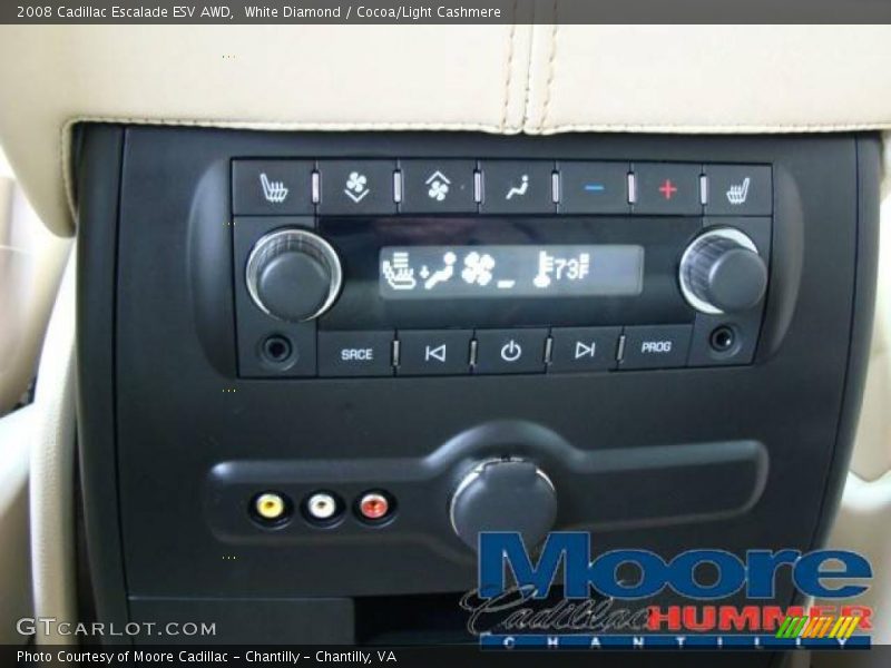 White Diamond / Cocoa/Light Cashmere 2008 Cadillac Escalade ESV AWD