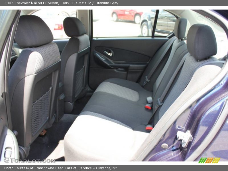 Dark Blue Metallic / Titanium Gray 2007 Chevrolet Malibu LT Sedan