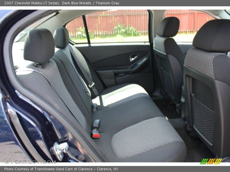 Dark Blue Metallic / Titanium Gray 2007 Chevrolet Malibu LT Sedan