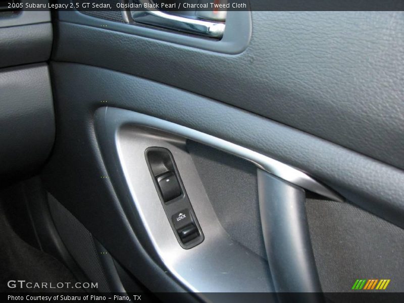 Obsidian Black Pearl / Charcoal Tweed Cloth 2005 Subaru Legacy 2.5 GT Sedan