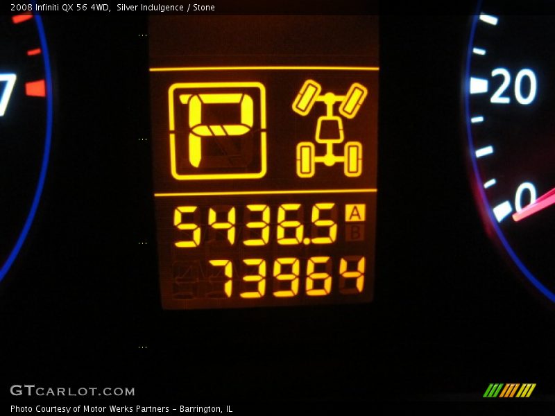 Silver Indulgence / Stone 2008 Infiniti QX 56 4WD