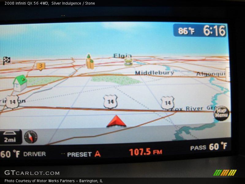 Silver Indulgence / Stone 2008 Infiniti QX 56 4WD