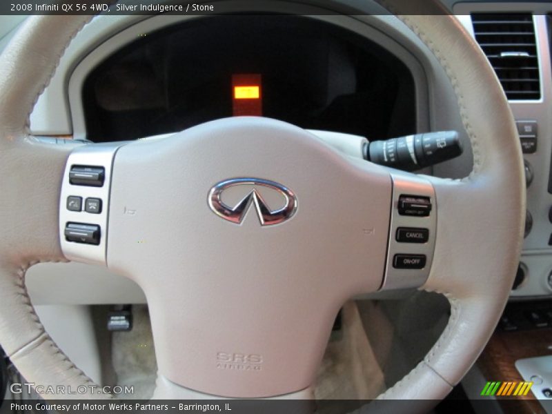 Silver Indulgence / Stone 2008 Infiniti QX 56 4WD