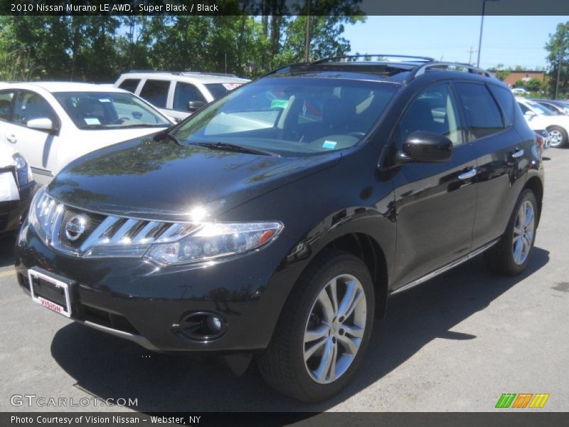 Super Black / Black 2010 Nissan Murano LE AWD