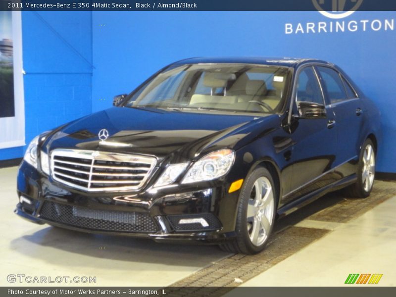 Black / Almond/Black 2011 Mercedes-Benz E 350 4Matic Sedan