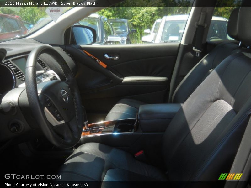 Super Black / Black 2010 Nissan Murano LE AWD