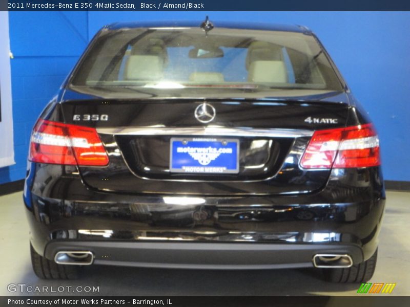 Black / Almond/Black 2011 Mercedes-Benz E 350 4Matic Sedan