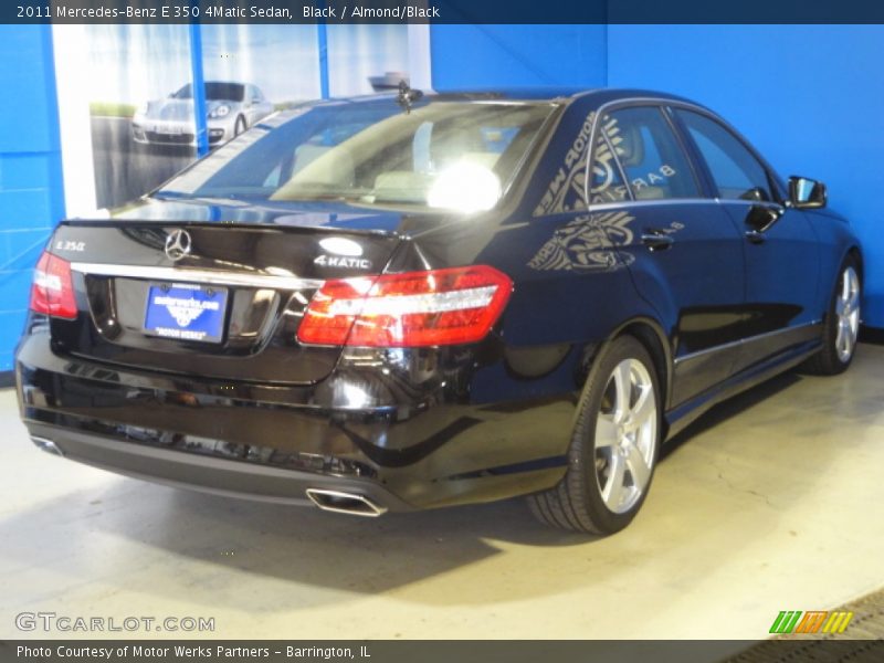 Black / Almond/Black 2011 Mercedes-Benz E 350 4Matic Sedan
