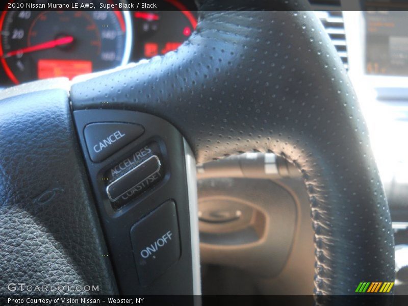 Super Black / Black 2010 Nissan Murano LE AWD