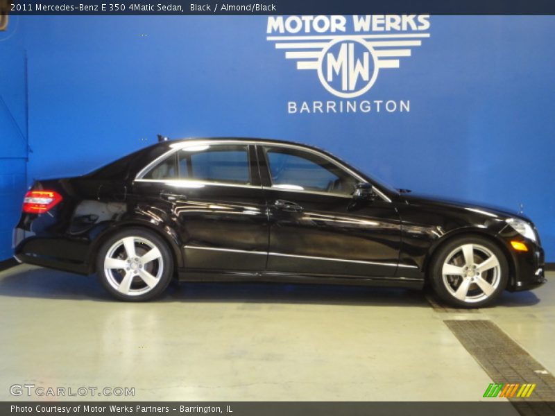 Black / Almond/Black 2011 Mercedes-Benz E 350 4Matic Sedan