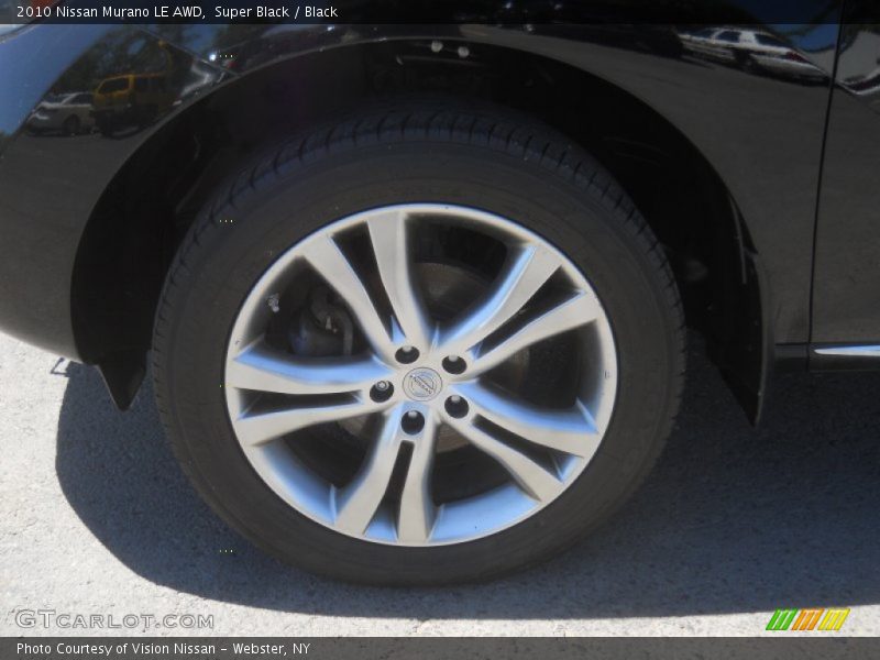Super Black / Black 2010 Nissan Murano LE AWD