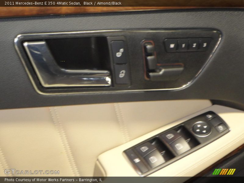 Black / Almond/Black 2011 Mercedes-Benz E 350 4Matic Sedan