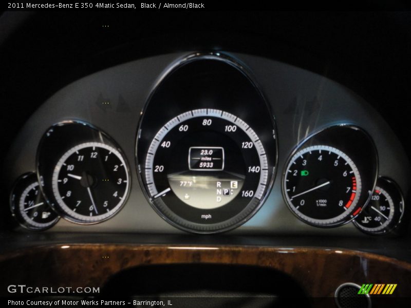 Black / Almond/Black 2011 Mercedes-Benz E 350 4Matic Sedan