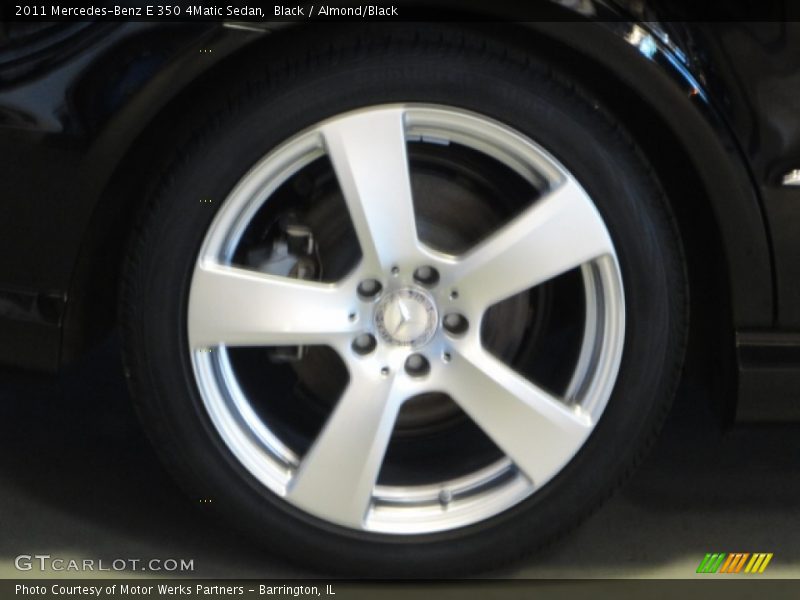 Black / Almond/Black 2011 Mercedes-Benz E 350 4Matic Sedan