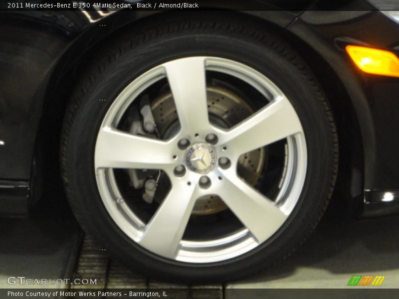 Black / Almond/Black 2011 Mercedes-Benz E 350 4Matic Sedan