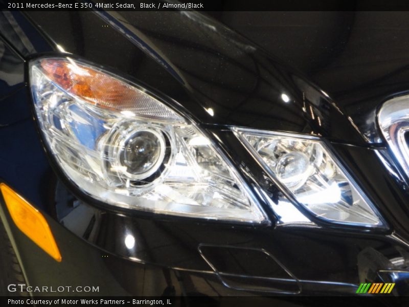 Black / Almond/Black 2011 Mercedes-Benz E 350 4Matic Sedan