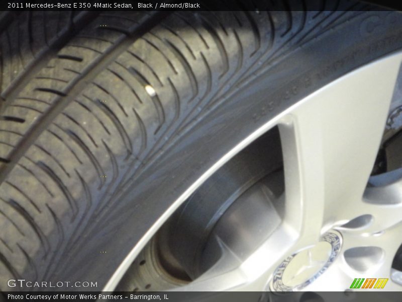Black / Almond/Black 2011 Mercedes-Benz E 350 4Matic Sedan