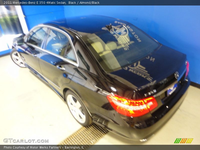 Black / Almond/Black 2011 Mercedes-Benz E 350 4Matic Sedan
