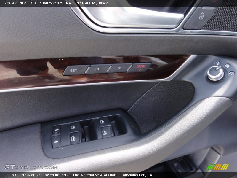 Ice Silver Metallic / Black 2009 Audi A6 3.0T quattro Avant