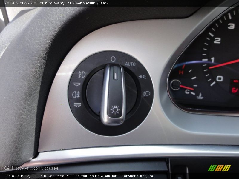 Ice Silver Metallic / Black 2009 Audi A6 3.0T quattro Avant