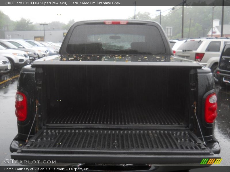 Black / Medium Graphite Grey 2003 Ford F150 FX4 SuperCrew 4x4