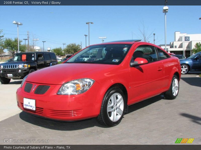 Victory Red / Ebony 2008 Pontiac G5