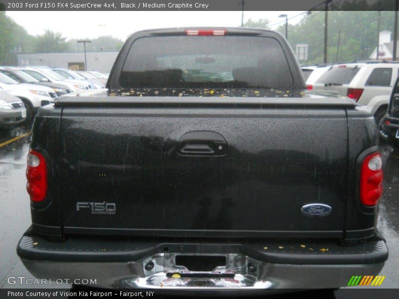 Black / Medium Graphite Grey 2003 Ford F150 FX4 SuperCrew 4x4