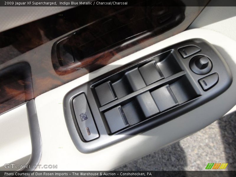 Indigo Blue Metallic / Charcoal/Charcoal 2009 Jaguar XF Supercharged