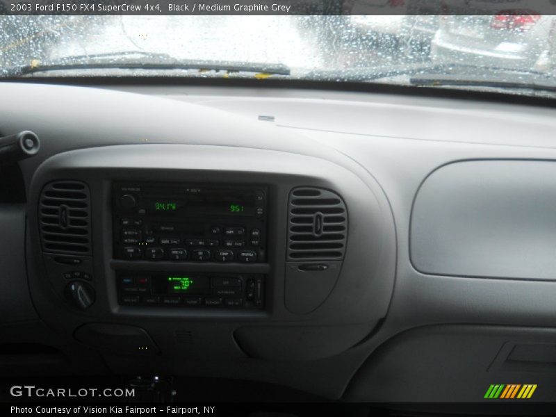 Black / Medium Graphite Grey 2003 Ford F150 FX4 SuperCrew 4x4