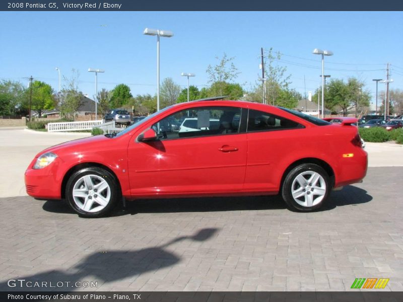 Victory Red / Ebony 2008 Pontiac G5