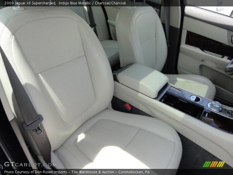 Indigo Blue Metallic / Charcoal/Charcoal 2009 Jaguar XF Supercharged