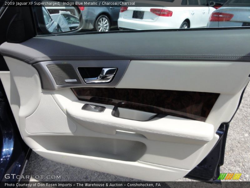 Indigo Blue Metallic / Charcoal/Charcoal 2009 Jaguar XF Supercharged