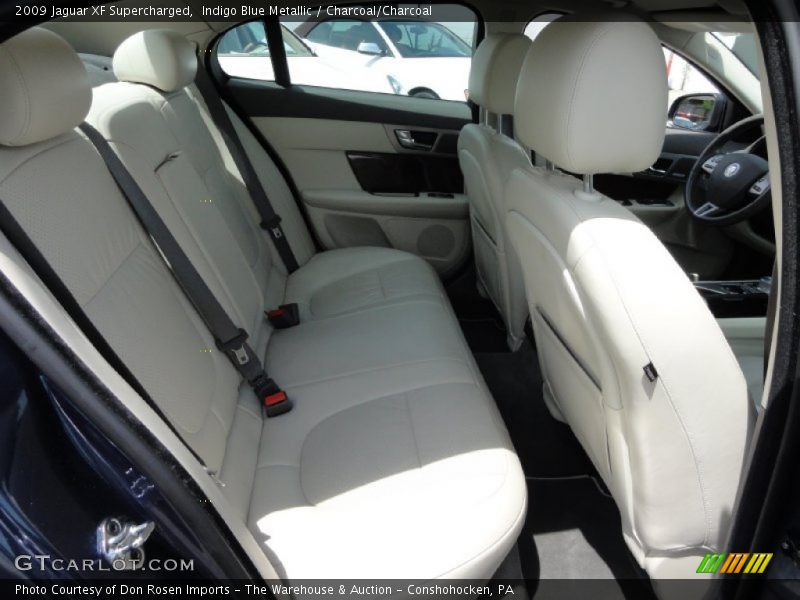 Indigo Blue Metallic / Charcoal/Charcoal 2009 Jaguar XF Supercharged