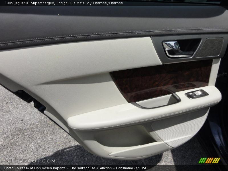 Indigo Blue Metallic / Charcoal/Charcoal 2009 Jaguar XF Supercharged