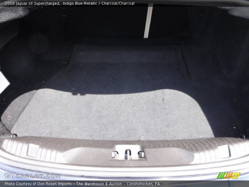 Indigo Blue Metallic / Charcoal/Charcoal 2009 Jaguar XF Supercharged