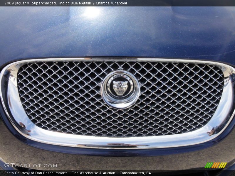 Indigo Blue Metallic / Charcoal/Charcoal 2009 Jaguar XF Supercharged