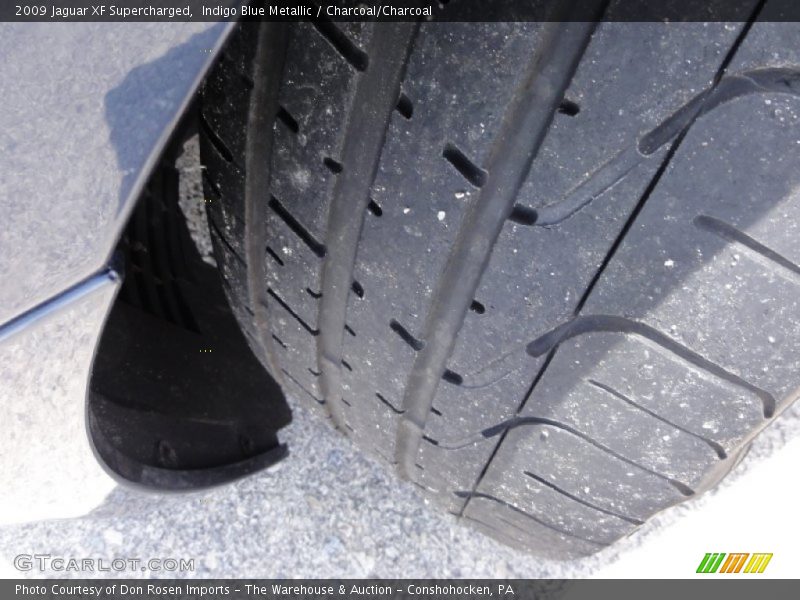 Indigo Blue Metallic / Charcoal/Charcoal 2009 Jaguar XF Supercharged