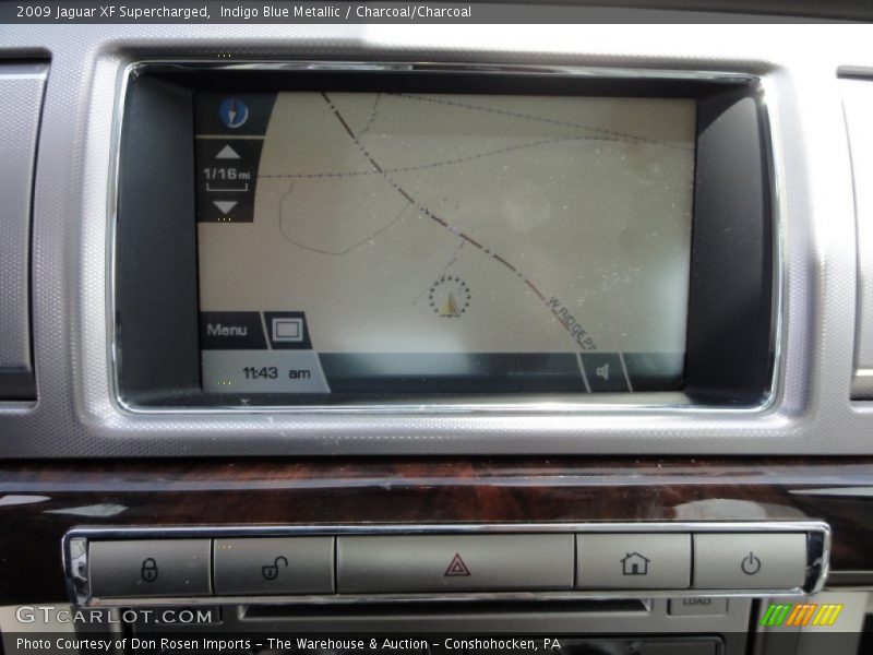 Navigation of 2009 XF Supercharged