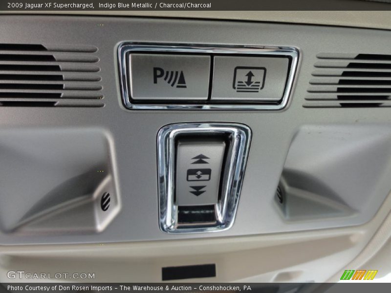 Indigo Blue Metallic / Charcoal/Charcoal 2009 Jaguar XF Supercharged