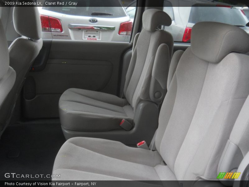 Claret Red / Gray 2009 Kia Sedona LX